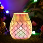 Color Changing 3D Diamond Dots & Lines Electric US Wax Warmer / Oil Burner