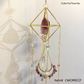 Colorful Fluorite | Crystal Wind Chime Moon and Sun Catcher *ARRIVING SOON*