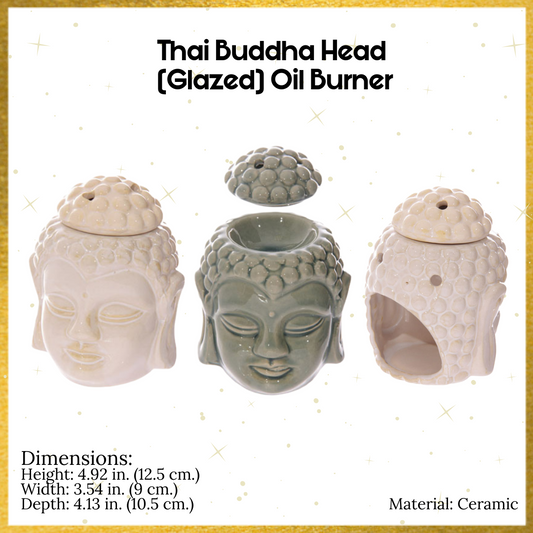 Thai Buddha Head (Glazed) Oil Burner