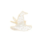 White Space Witch Hat Enamel Pin