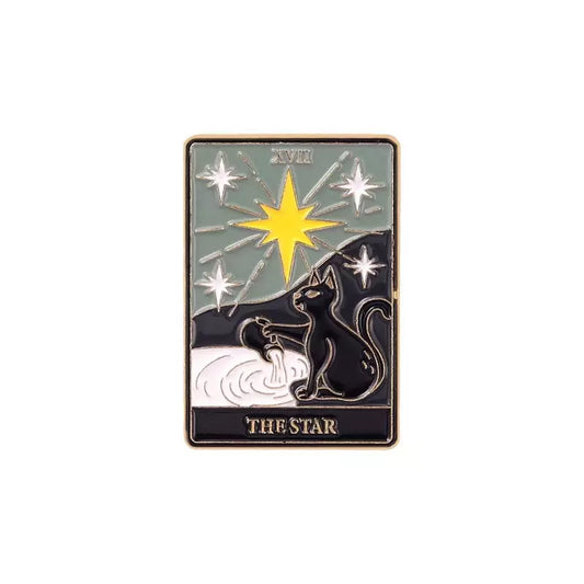 The Star Tarot Card Enamel Pin