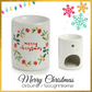 Merry Christmas Oil Burner / Tea Light Warmer