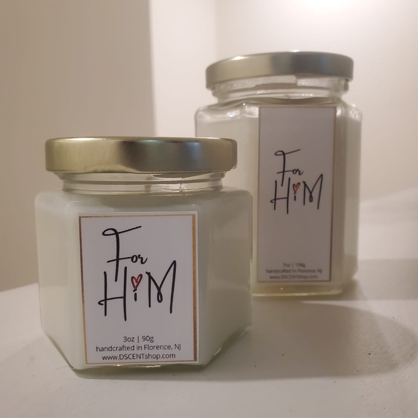 For HIM Soy Candle | Large Hex Jar