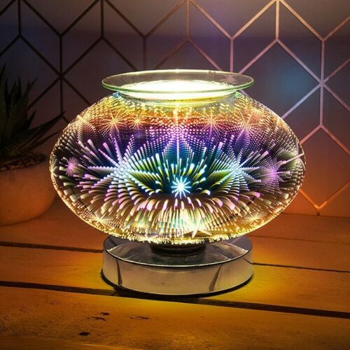 3D Fireworks Touch Control Electric US Wax Warmer / Oil Burner