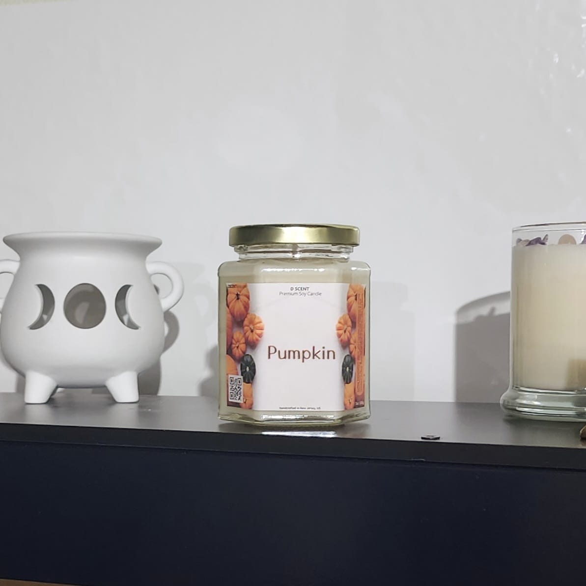 Pumpkin Soy Candle | Large Hex Jar