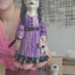 Girl with Doll Backflow Cone Incense Burner