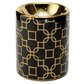 *ARRIVING SOON* Black Mini Gold Metallic Geometric | Ceramic Fragrance Warmer | Wax Warmer / Oil Burner