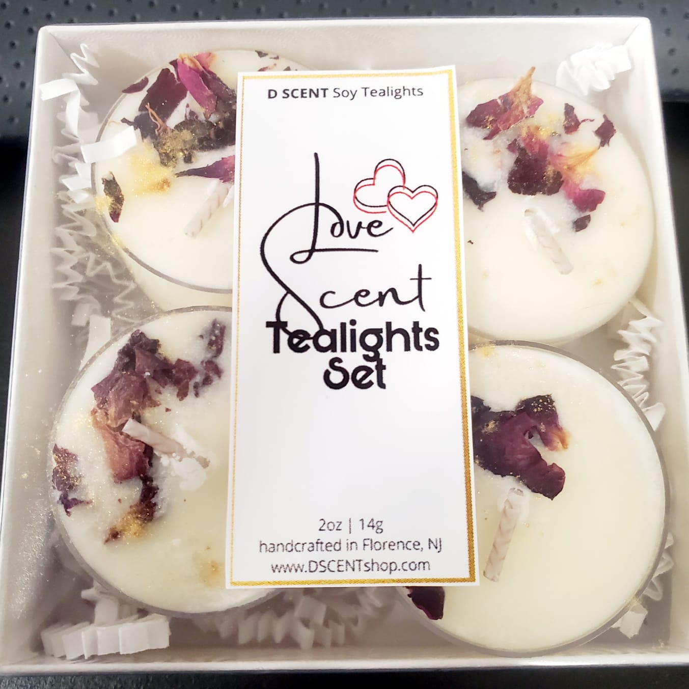 Love Scent Soy Candle | Tealight Set